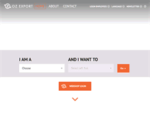 Tablet Screenshot of ozexport.nl